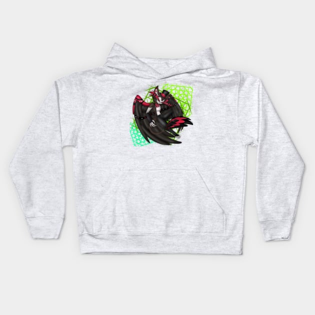 Husk-Feline Fierce Kids Hoodie by Thehazbeansky1